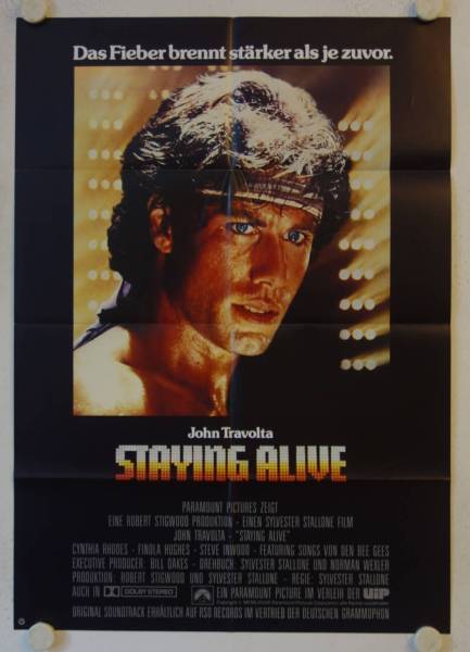 Staying Alive originales deutsches Filmplakat